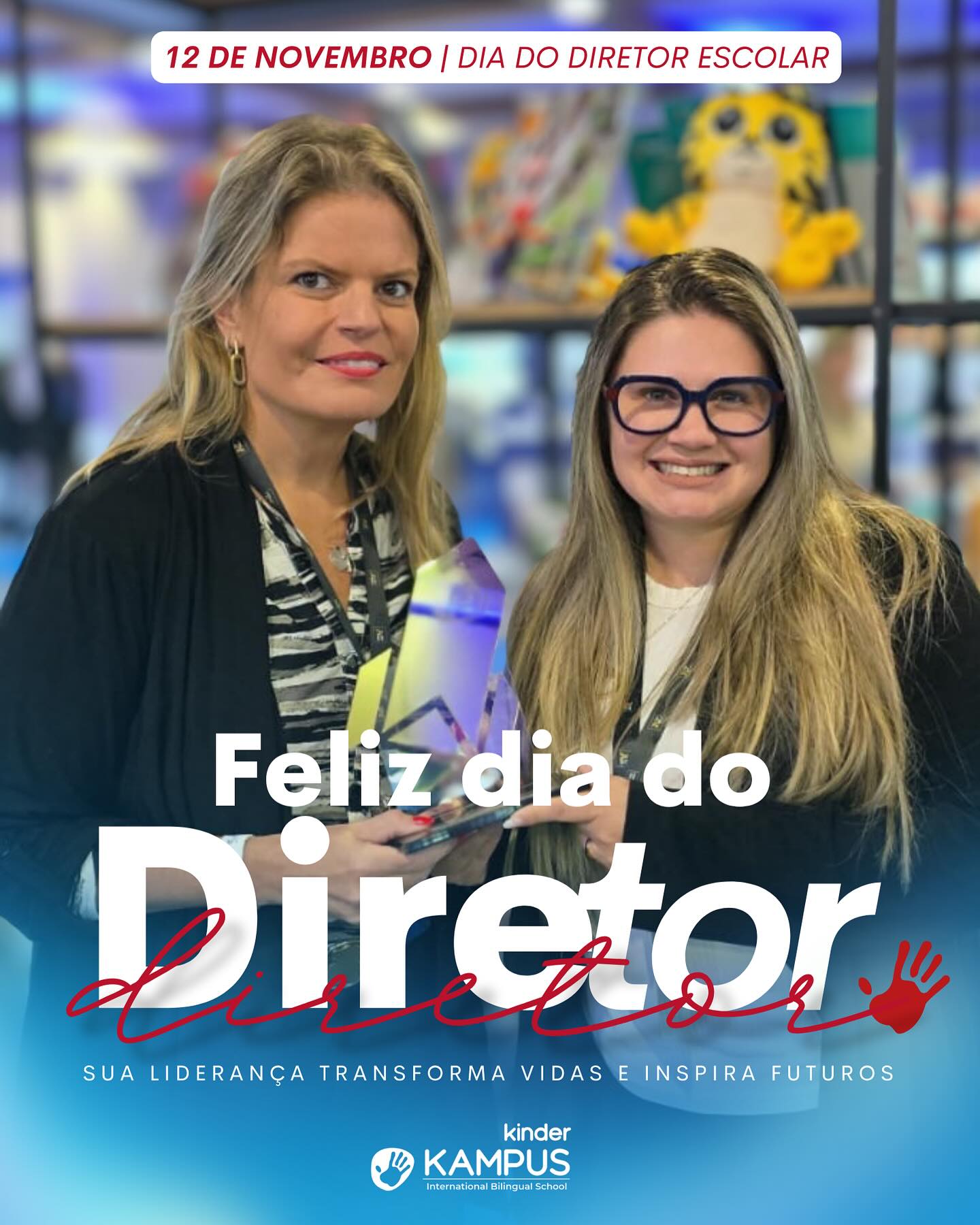 🇺🇸 Today we celebrate those who lead with purpose, inspiration and a steadfast commitment to education.
With wisdom, determination and dedication, our principals make a difference every day.

Our appreciation to those who guide this journey with a forward-looking vision and make Kinder Kampus International Bilingual School a place where learning, values and achievement go hand in hand. ❤️💙

—

🇧🇷 12 de novembro | Dia do Diretor Escolar ✨
Hoje celebramos quem conduz essa missão com propósito, inspiração e compromisso com a educação.
Com sabedoria, determinação e dedicação, nossas diretoras fazem a diferença todos os dias.

Nosso carinho e gratidão a quem guia esse caminho com visão de futuro e transforma a Kinder Kampus International Bilingual School em um lugar onde aprendizado, valores e conquistas caminham juntos. ❤️💙

#KinderKampus #DiaDoDiretor #DiretorEscolar #LiderançaEscolar #GestãoEscolar #EscolaBilíngueSP #EducaçãoComPropósito #InternationalBilingualSchool #Morumbi #Panamby